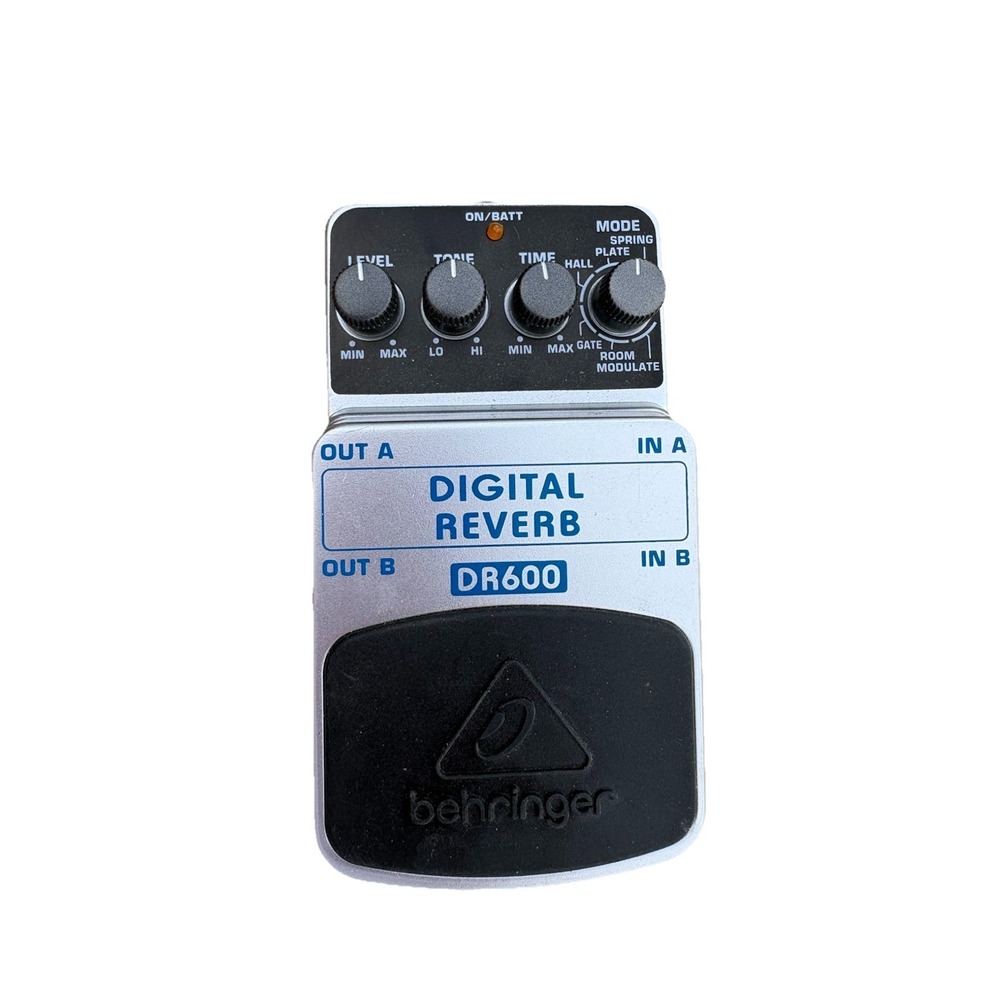 Behringer DR600 Digital Reverb Guitar Effects Pedal for Electric Guitar